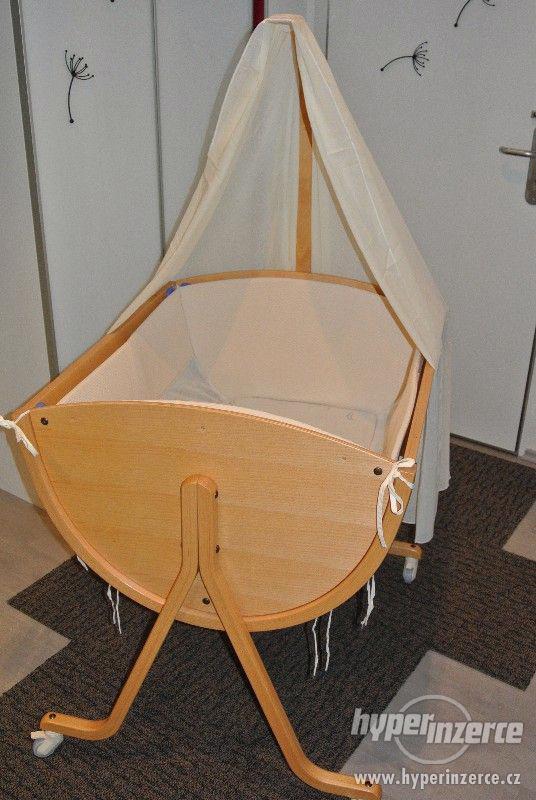 STOKKE kolébka + dětská postýlka - foto 1