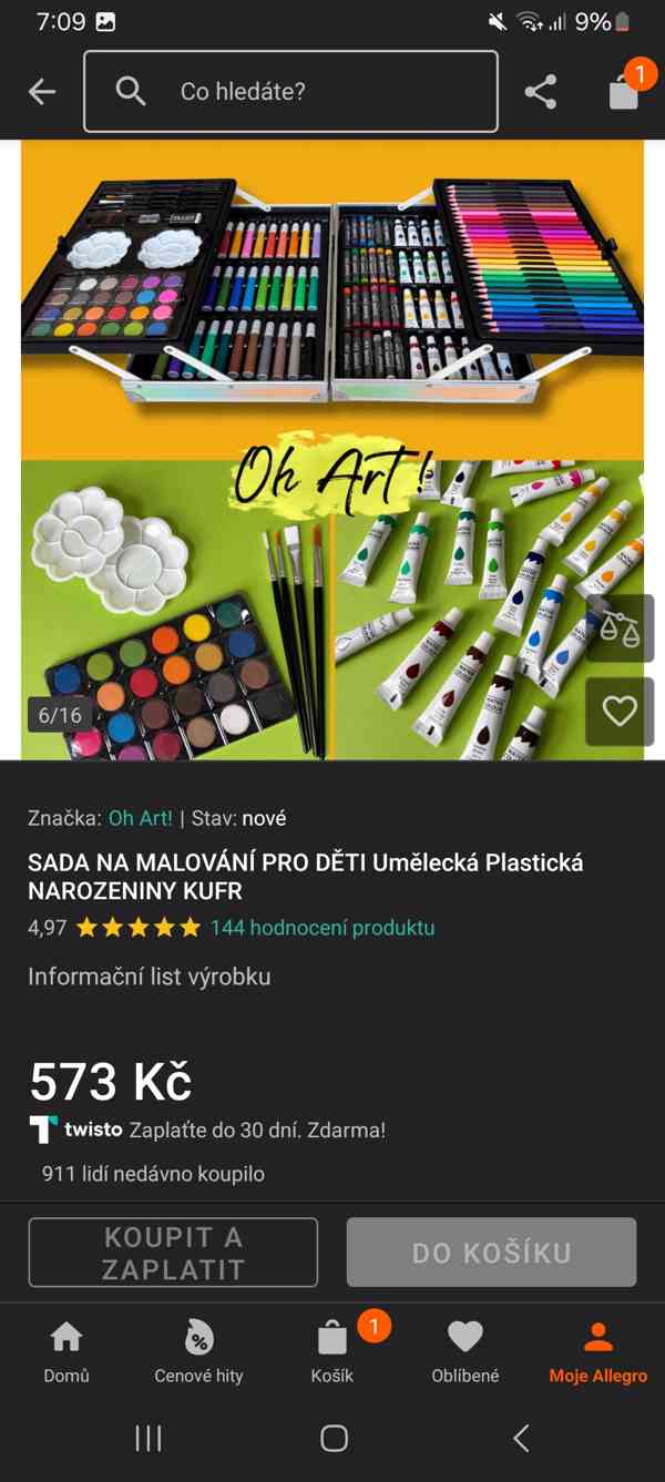 Stitch kufr  - úplně nová, nerozbalená kreativní sada - foto 6