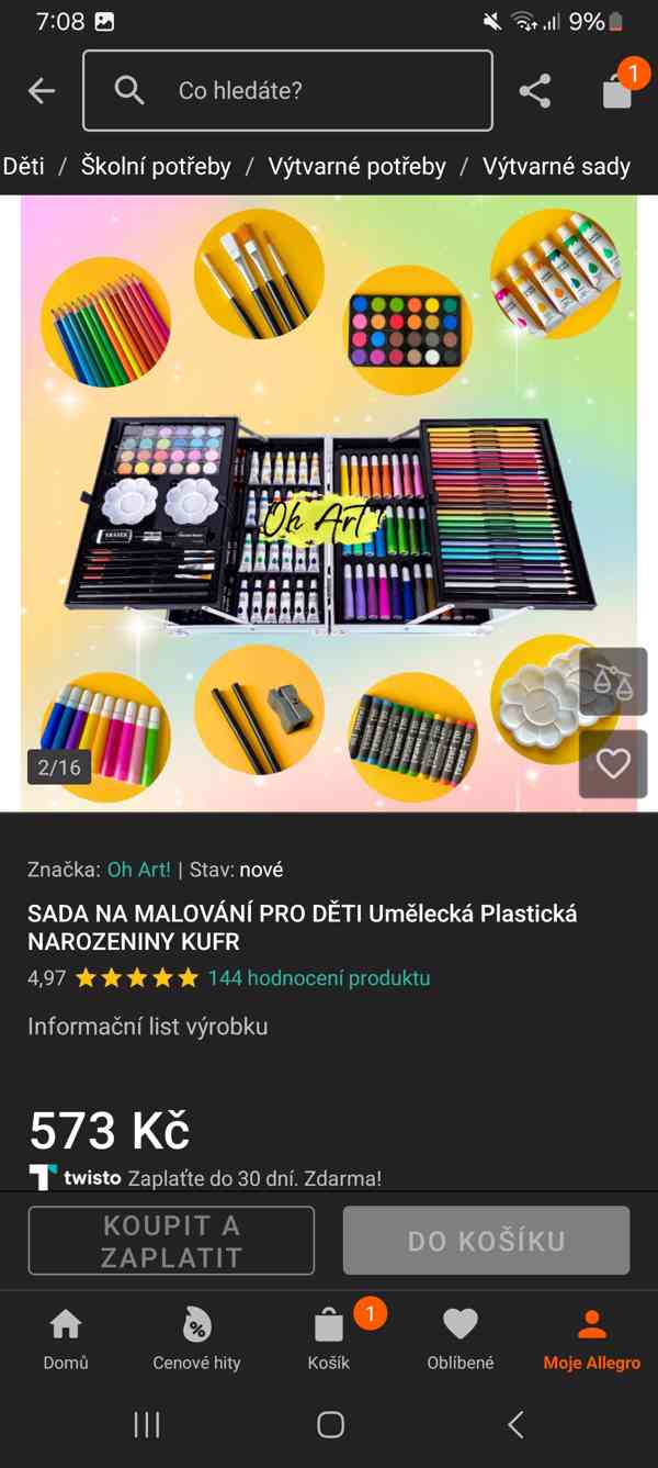 Stitch kufr  - úplně nová, nerozbalená kreativní sada - foto 4