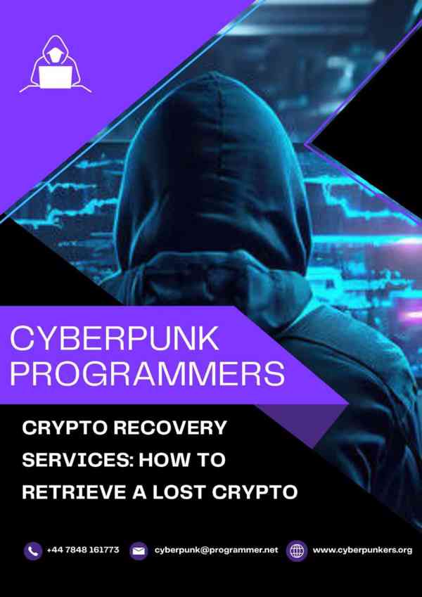 CYBERPUNK PROGRAMMERS; RELIABLE  BITCOIN & CRYPTO RECOVERY E - foto 1