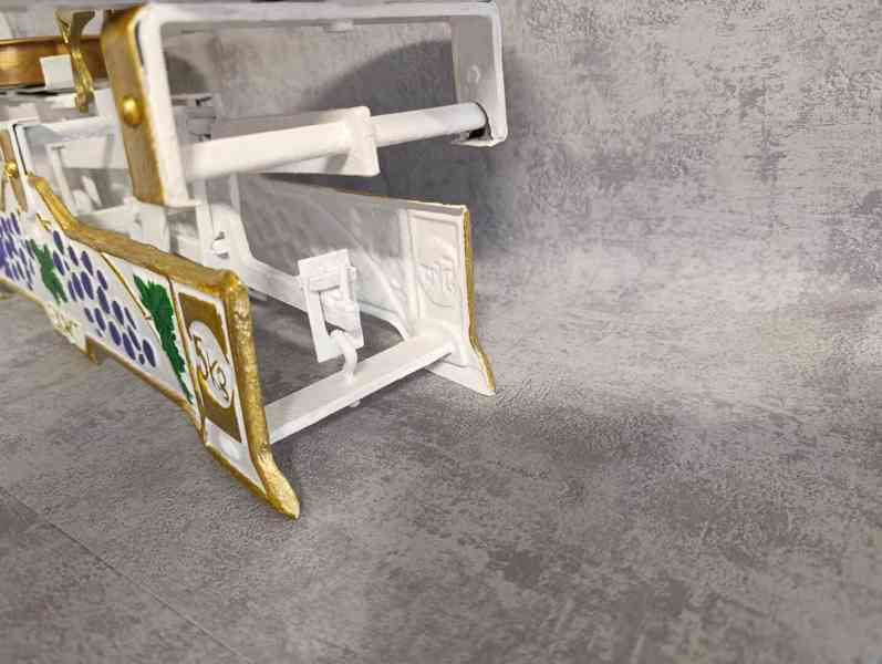 Staré dvoumiskové váhy EXAKT vinná réva po renovaci - foto 6