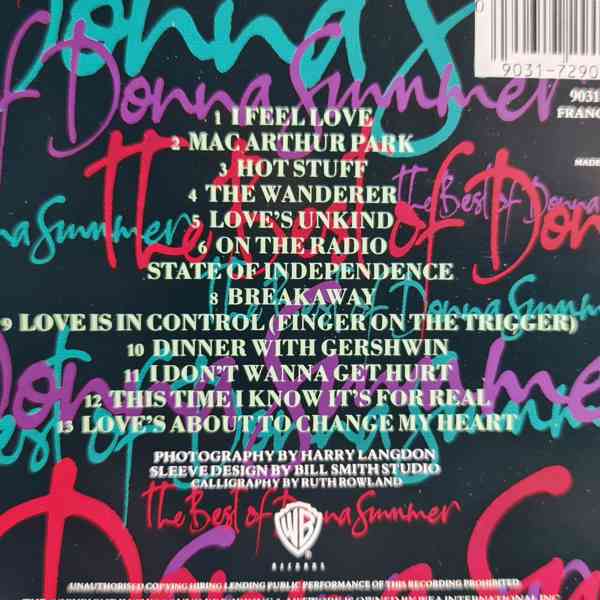 CD - DONNA SUMMER / The Best of D.S. - foto 2