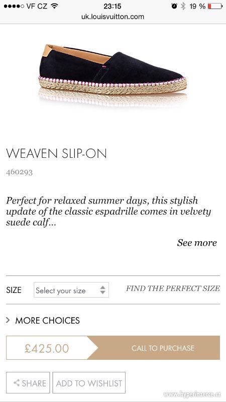 Boty espadrille Louis Vuitton weaven slip-on - foto 7