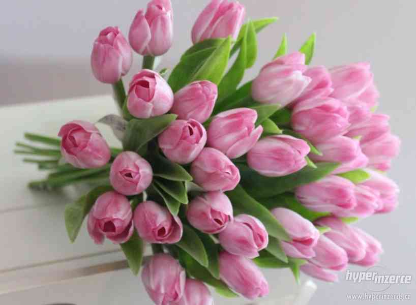 Francouzské umělé tulipány - foto 18