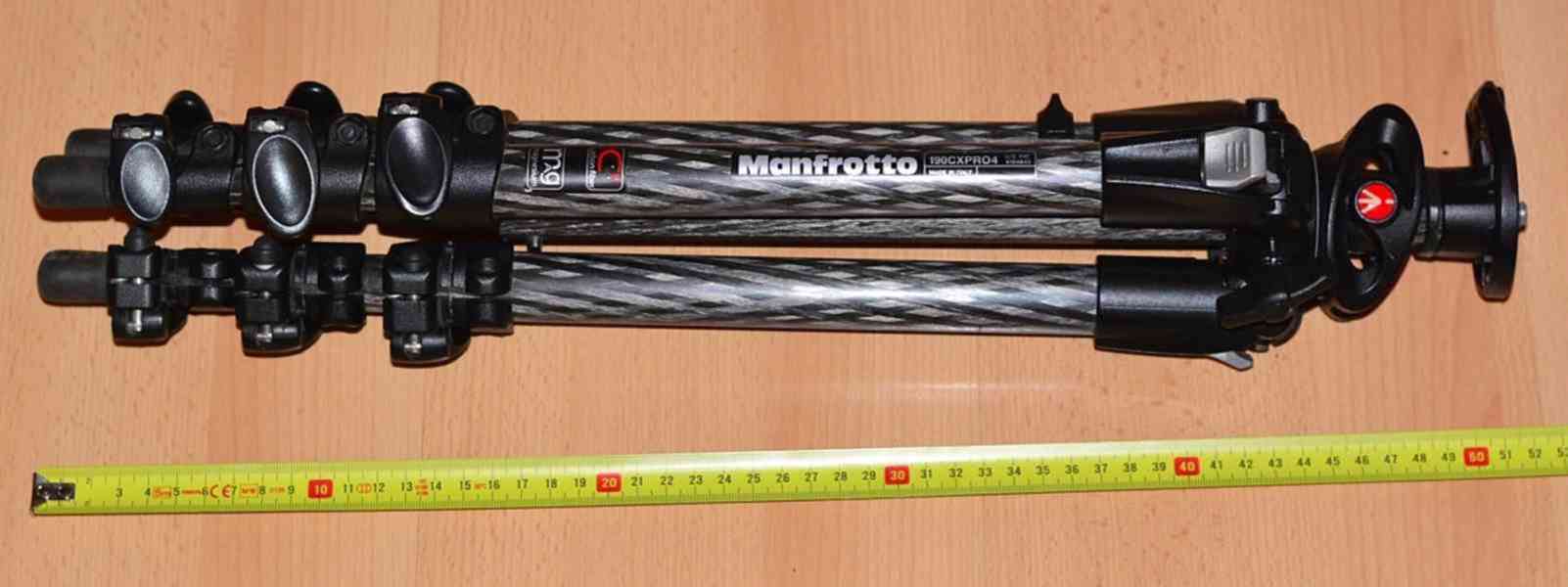 Manfrotto 190 CXPRO4 *Carbon* Stativ*nosnost: 5kg - foto 4
