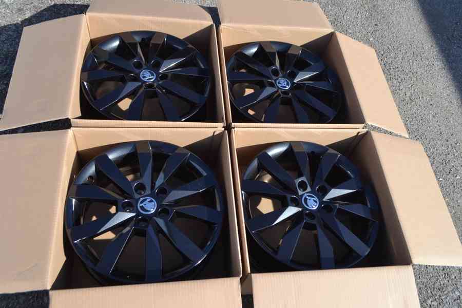 4ks NOVÉ orig.alu disky Škoda Octavia III 6Jx17 ET48, 5x112 - foto 6