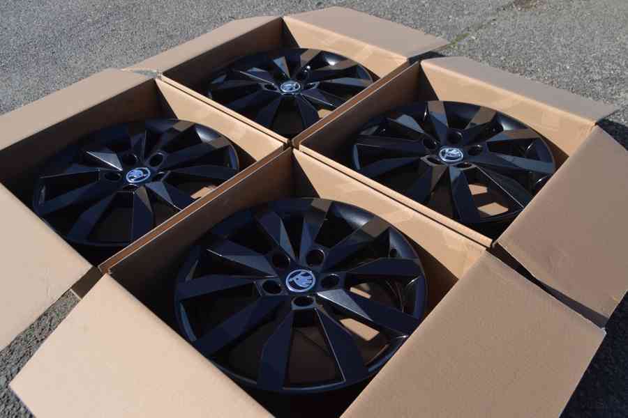 4ks NOVÉ orig.alu disky Škoda Octavia III 6Jx17 ET48, 5x112 - foto 7