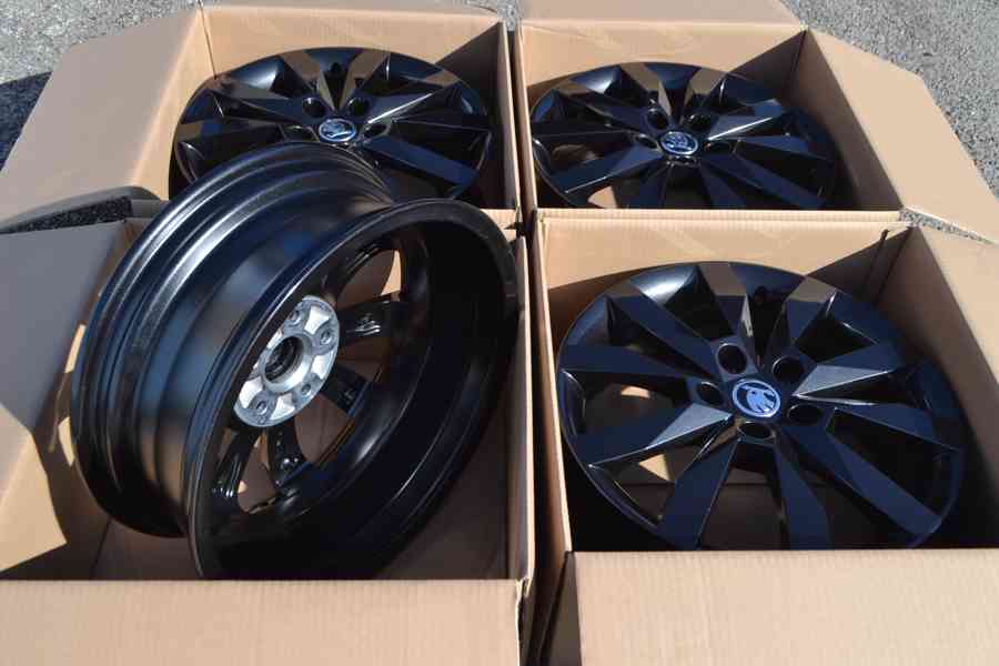 4ks NOVÉ orig.alu disky Škoda Octavia III 6Jx17 ET48, 5x112 - foto 12