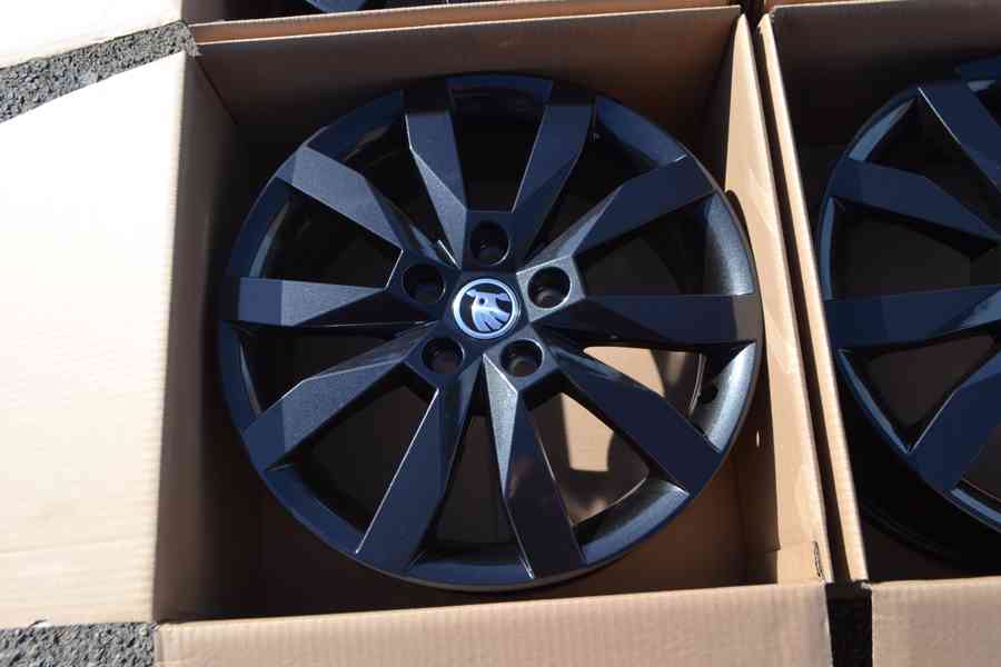 4ks NOVÉ orig.alu disky Škoda Octavia III 6Jx17 ET48, 5x112 - foto 8