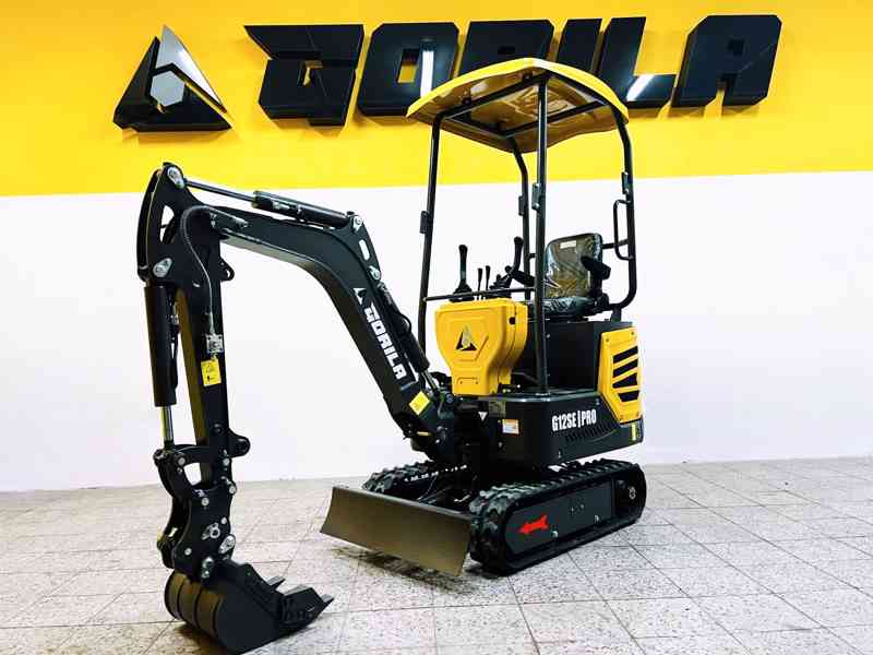Minibagr Gorila G12SE l PRO ❗️MEGA AKCE,KUBOTA,SKLADEM  - foto 5