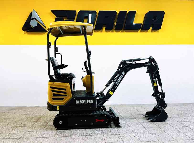 Minibagr Gorila G12SE l PRO ❗️MEGA AKCE,KUBOTA,SKLADEM  - foto 6