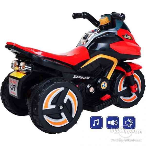 Elektrická motorka BAYO KICK red - červená dětská - foto 2