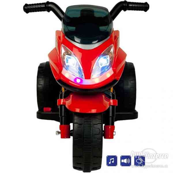 Elektrická motorka BAYO KICK red - červená dětská - foto 3