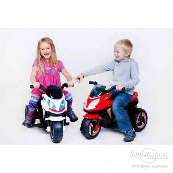 Elektrická motorka BAYO KICK red - červená dětská - foto 4