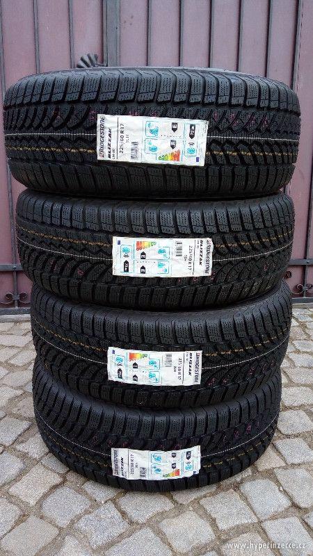 17"NOVÉ ZIMNÍ PNEU 225/60,R-17 ORIGI BRIDGESTONE 4-KUSY - foto 1