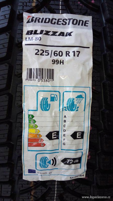 17"NOVÉ ZIMNÍ PNEU 225/60,R-17 ORIGI BRIDGESTONE 4-KUSY - foto 3