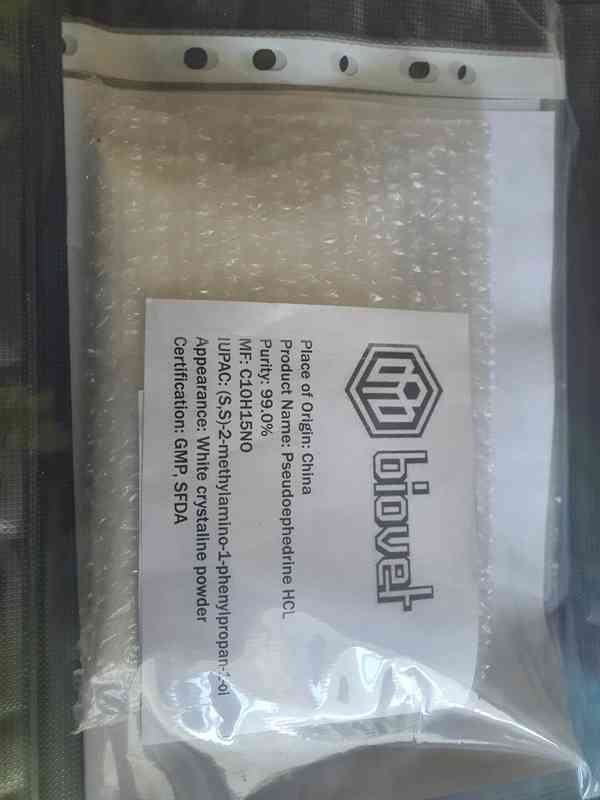 100 gramů pseudoefedrin hydrochloridu - 99% - foto 5