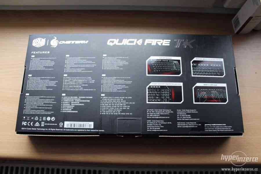 CM QuickFire TK, Cherry MX Red US, mechanická klávesnice - foto 11