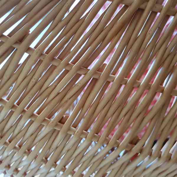Proutěná retro košatina na kolečkách – 90×55 cm - foto 7