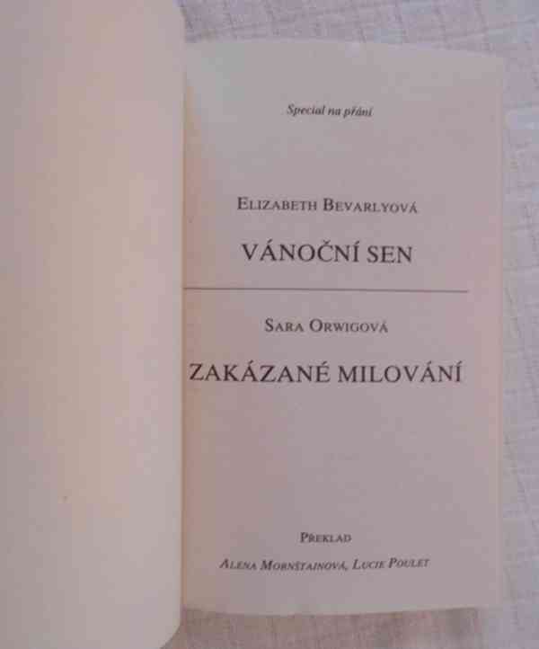 Vánoční sen / Zakázané milování - Harlequin na přání - 2022 - foto 2