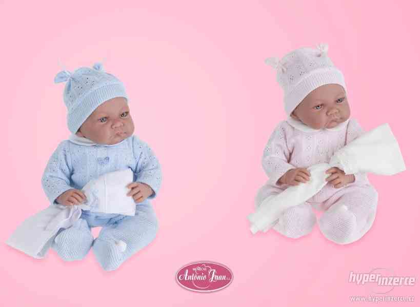 Realistické miminko Nico nebo Nica ve vlněném oblečku - foto 1