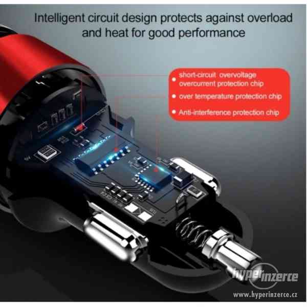 CL redukce USB nabíječka s voltmetrem do auta nové - foto 7