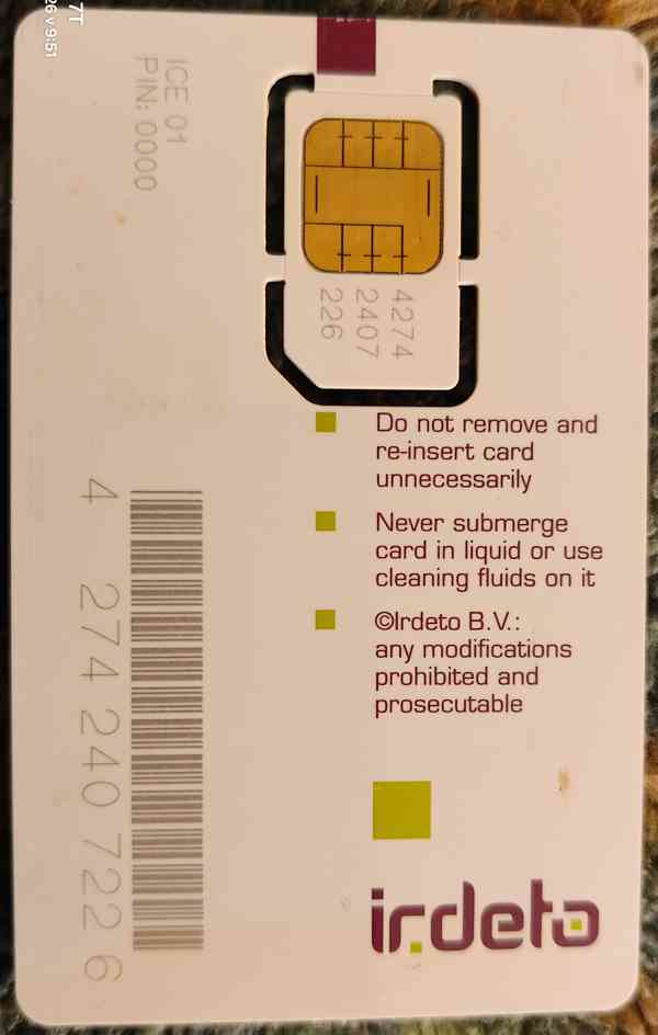 Skylink karta + 2 konvertory a 80cm parabola - foto 4