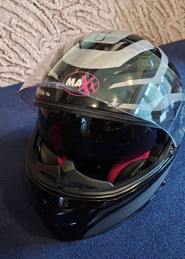 Prodám výklopnou helmu na motorku - MAXX HELMETS FF 950  - foto 5