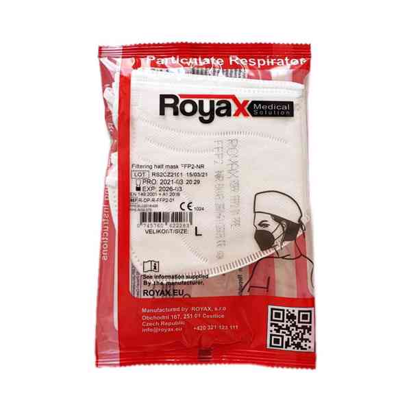 Respirátor FFP2 ROYAX - česká výroba !!! - foto 1