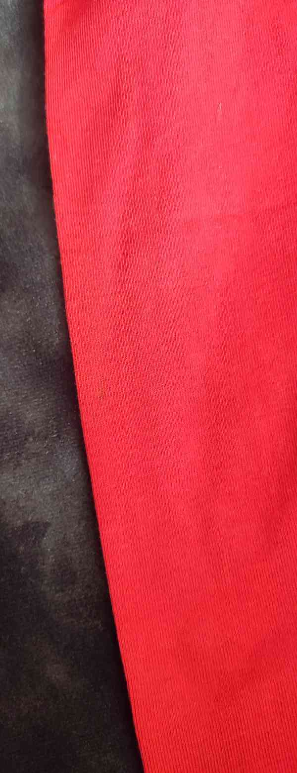 Dětské červené legíny, vel. 92-98 - foto 5