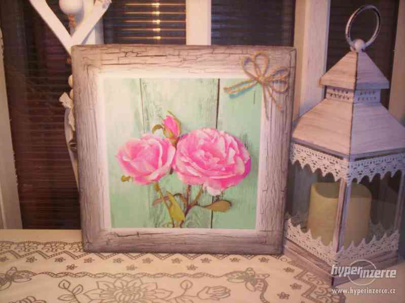 Dekorativní obrázky motivy růží - foto 6