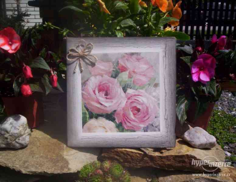 Dekorativní obrázky motivy růží - foto 8
