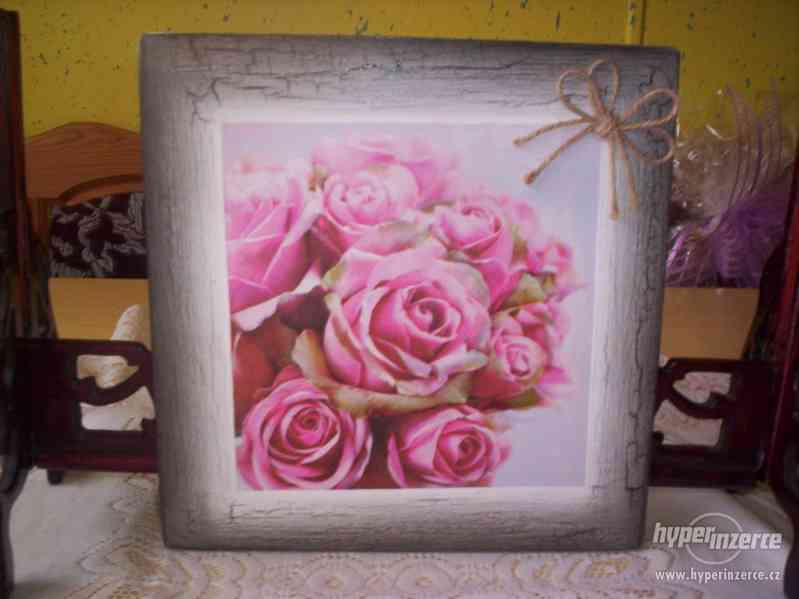 Dekorativní obrázky motivy růží - foto 10
