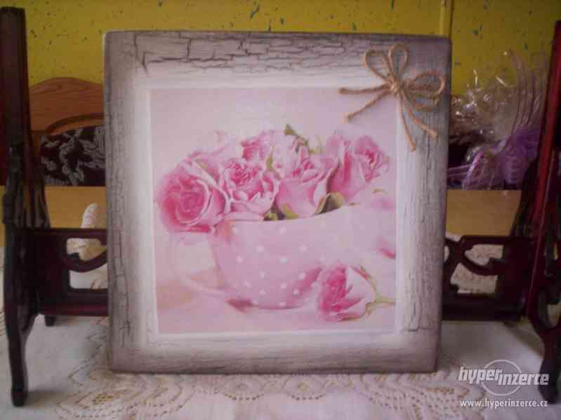Dekorativní obrázky motivy růží - foto 11