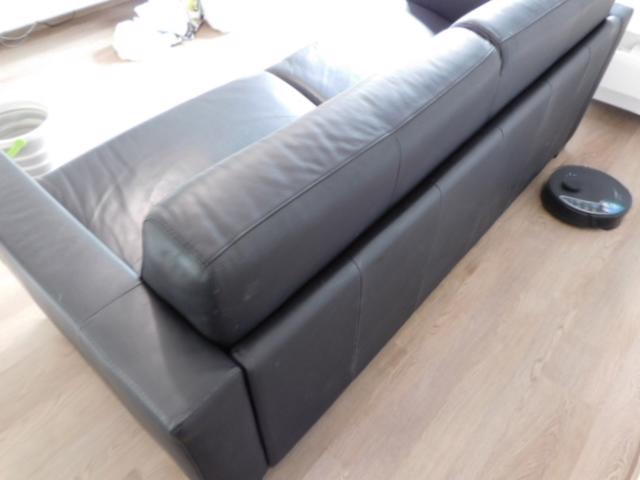 SOFA - PRAVÁ KŮŽE, ROZKLÁDACÍ, PŘI RYCHLÉM JEDNÁNÍ SLEVA  - foto 9