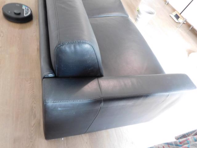 SOFA - PRAVÁ KŮŽE, ROZKLÁDACÍ, PŘI RYCHLÉM JEDNÁNÍ SLEVA  - foto 16