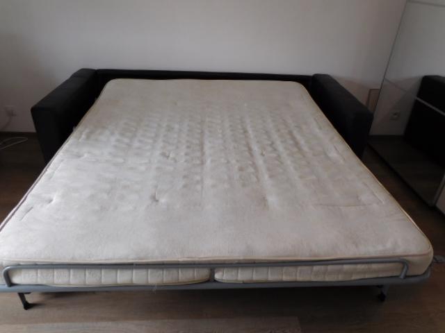 SOFA - PRAVÁ KŮŽE, ROZKLÁDACÍ, PŘI RYCHLÉM JEDNÁNÍ SLEVA  - foto 11