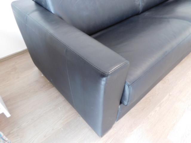 SOFA - PRAVÁ KŮŽE, ROZKLÁDACÍ, PŘI RYCHLÉM JEDNÁNÍ SLEVA  - foto 3