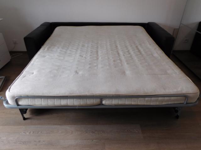 SOFA - PRAVÁ KŮŽE, ROZKLÁDACÍ, PŘI RYCHLÉM JEDNÁNÍ SLEVA  - foto 15