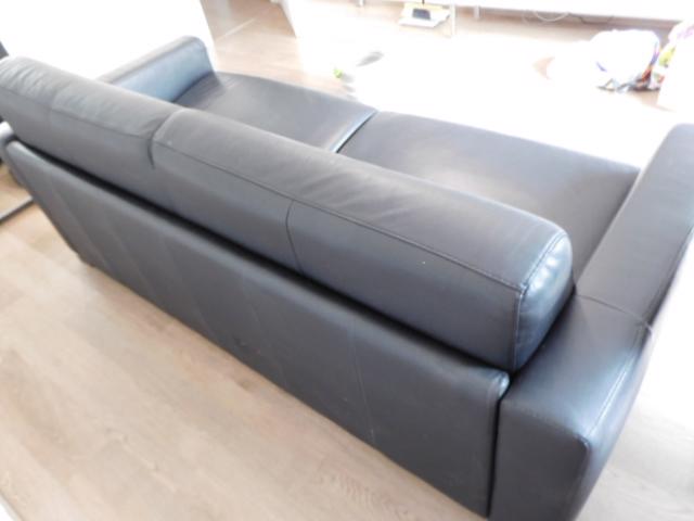 SOFA - PRAVÁ KŮŽE, ROZKLÁDACÍ, PŘI RYCHLÉM JEDNÁNÍ SLEVA  - foto 19