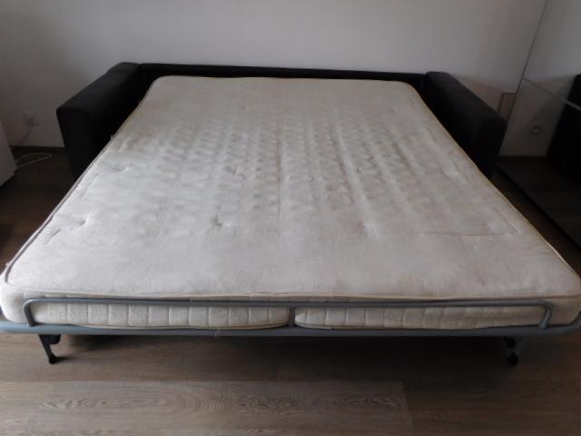 SOFA - PRAVÁ KŮŽE, ROZKLÁDACÍ, PŘI RYCHLÉM JEDNÁNÍ SLEVA  - foto 17