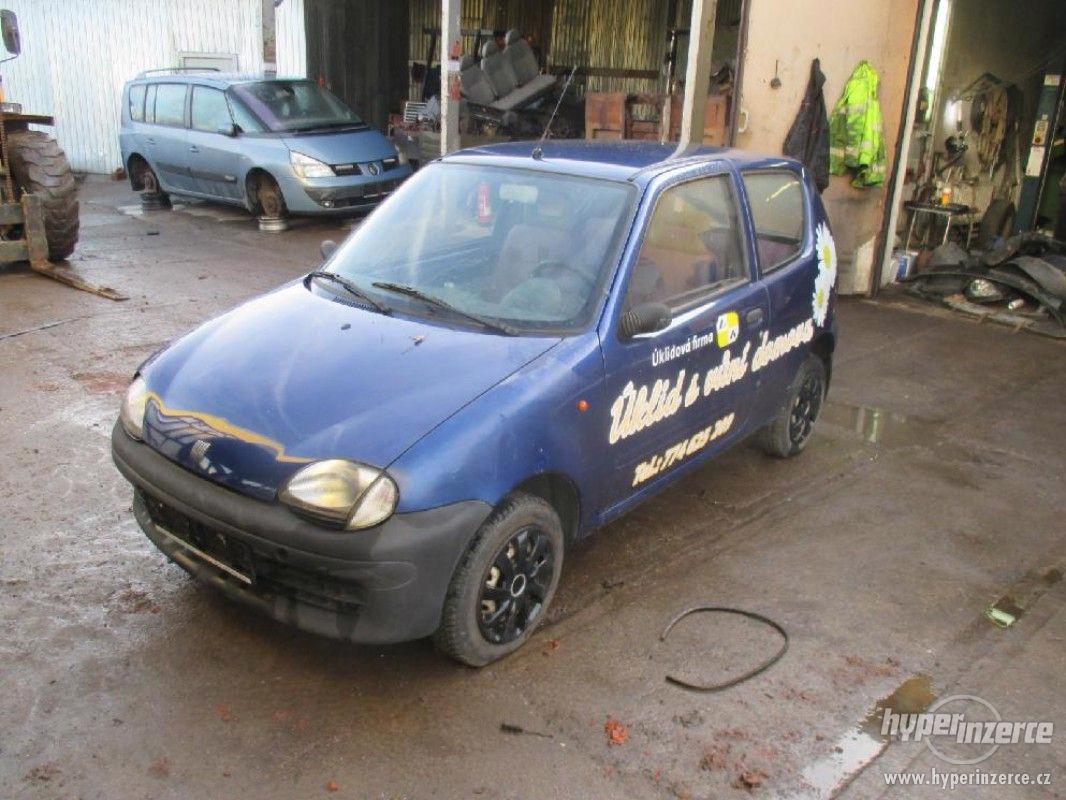 Prodám náhradní díly z Fiat Seicento 1,1 40 kw R.v 2001 - foto 1