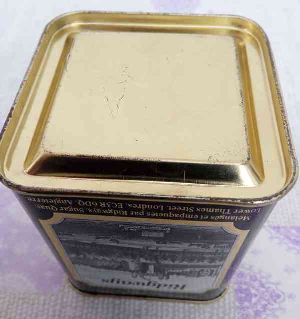 Plechová retro krabička od čaje Ridgways - foto 6