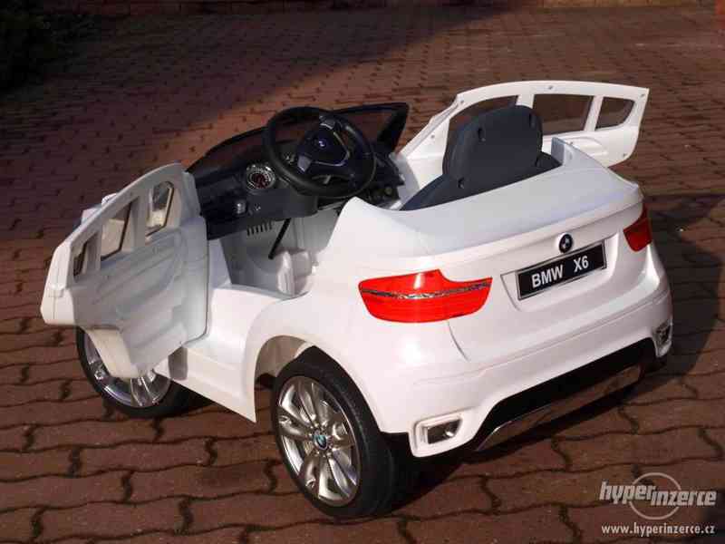 Nové originál BMW X6 elektrické autíčko MOTOR 12V 4 RYCHLOST - foto 4