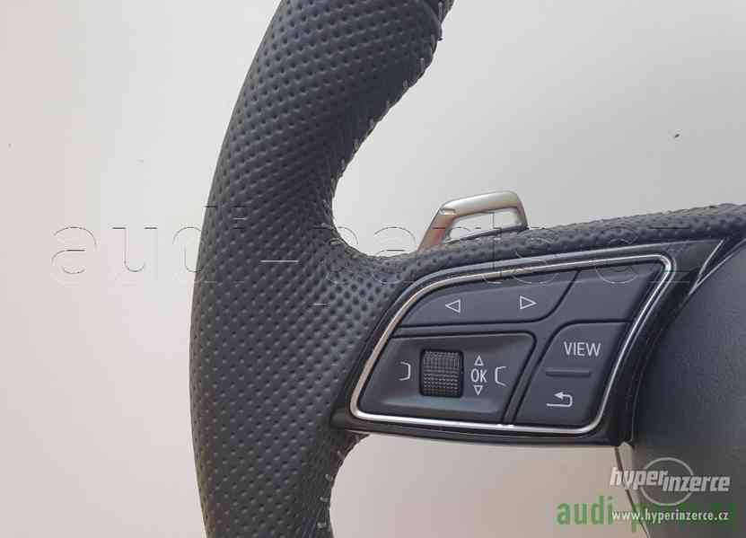 Audi zkosený volant RS s kovovými pádly - NOVÝ - foto 2