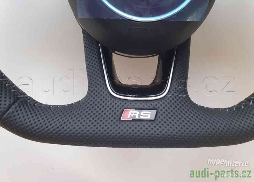 Audi zkosený volant RS s kovovými pádly - NOVÝ - foto 4