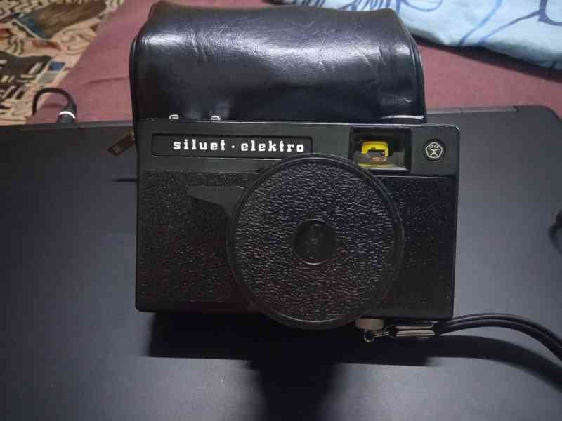Fotoaparát Siluet - Elektro - kožený obal - krásný stav! - foto 6