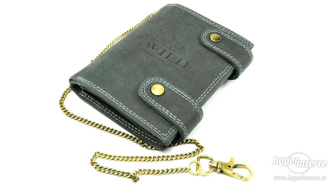 Kožená peněženka pánská s přezkou - foto 2