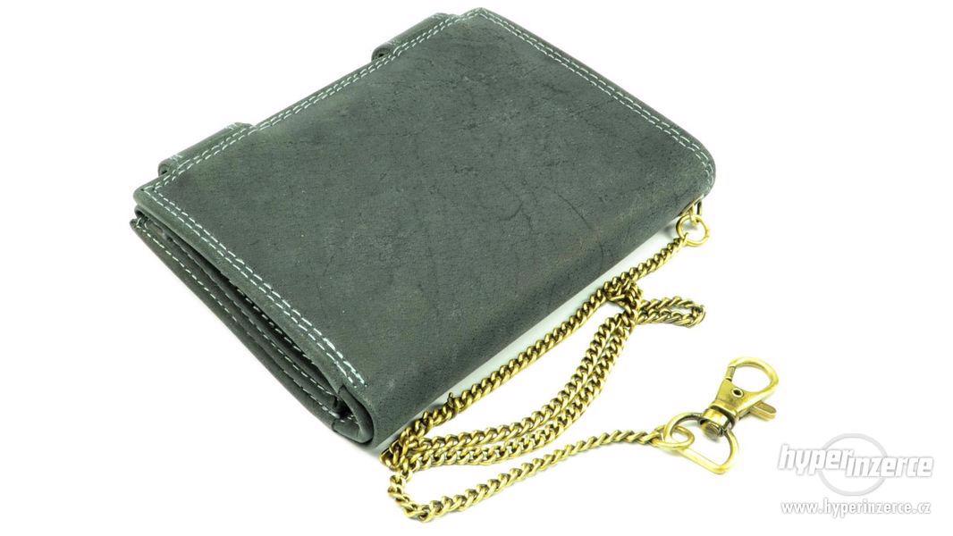 Kožená peněženka pánská s přezkou - foto 3
