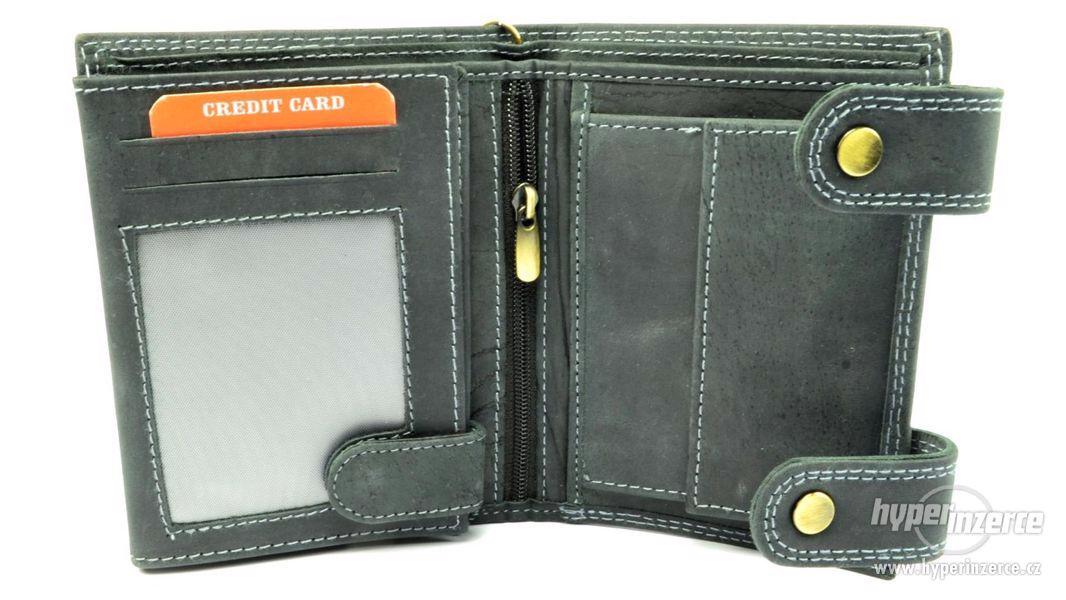 Kožená peněženka pánská s přezkou - foto 5